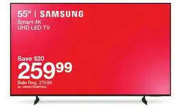 Target Samsung 55 Smart 4K UHD LED TV offer