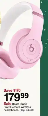 Target Beats Studio Pro Bluetooth Wireless headphones offer