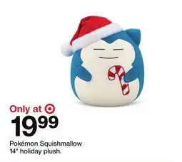 Target Pokémon Squishmallow 14 holiday plush offer