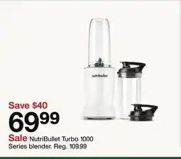 Target NutriBullet Turbo 1000 Series blender offer
