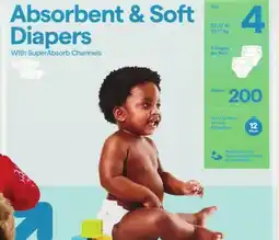Target up & up ZOO-ct. absorbent & soft diapers offer