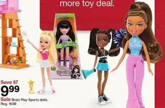 Target Bratz Play Sportz dolls offer
