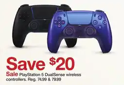 Target PlayStation 5 DualSense wireless controllers offer