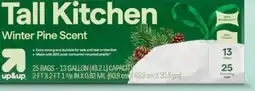 Target up&up 25-ct. 13-gal. holiday scented trash bags.† offer