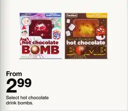 Target Select hot chocolate drink bombs offer