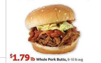 Fareway Whole Pork Butts offer