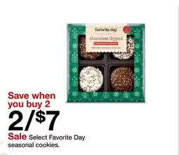 Target Select Favorite Day seasonal cookies offer