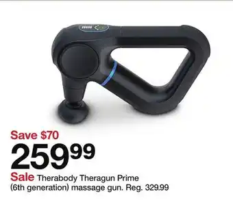 Target Therabody Theragun Prime (6th generation) massage gun offer