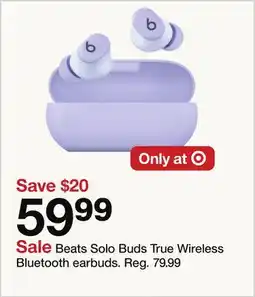 Target Beats Solo Buds True Wireless Bluetooth earbuds offer