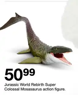 Target Jurassic World Rebirth Super Colossal Mosasaurus action figure offer
