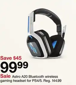 Target Astro A20 Bluetooth wireless gaming headset for PS4/5 offer