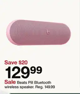 Target Beats Pill Bluetooth wireless speaker offer