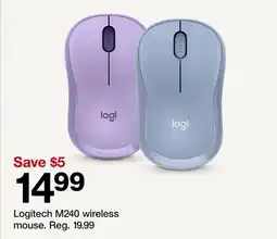 Target Logitech M240 wireless mouse offer
