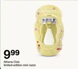 Target Athena Club limited-edition mini razor offer