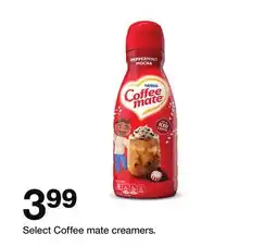 Target Select Coffee mate creamers offer