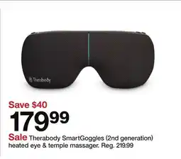 Target Therabody SmartGoggles (2nd generation) heated eye & temple massager offer