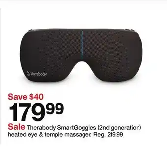 Target Therabody SmartGoggles (2nd generation) heated eye & temple massager offer