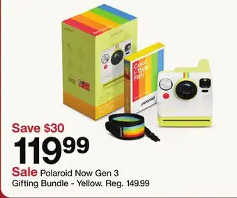 Target Polaroid Now Gen 3 Gifting Bundle - Yellow offer