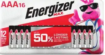 Target Energizer MAX AAA batteries 16 - pk. alkaline batteries offer