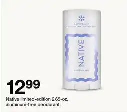 Target Native limited-edition offer