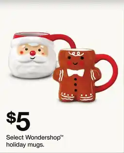 Target Select Wondershop holiday mugs offer