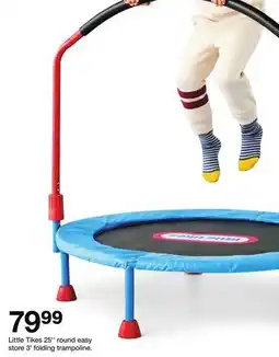 Target Little Tikes 25 round easy store 3' folding trampoline offer