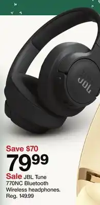 Target JBL Tune 770NC Bluetooth Wireless headphones offer