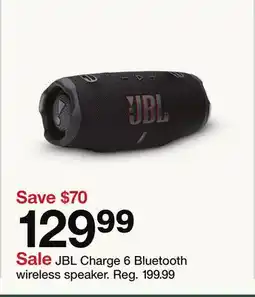 Target JBL Charge 6 Bluetooth wireless speaker offer