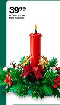 Target LEGO Christmas table decoration offer