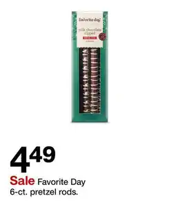 Target Favorite Day 6-ct. pretzel rods offer