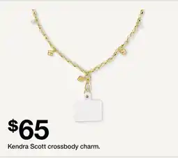 Target Kendra Scott crossbody charm offer