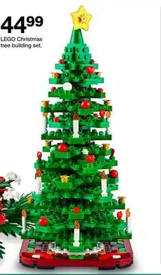 Target LEGO Christmas tree building set offer