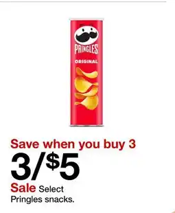 Target Select Pringles snacks offer