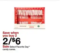 Target Select Favorite Day candy canes offer