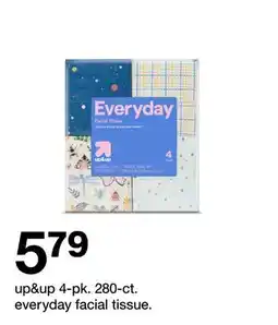 Target up & up 4 - pk. 280 - ct. everyday facial tissue offer
