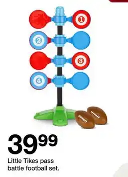Target Little Tikes pass battle football set offer