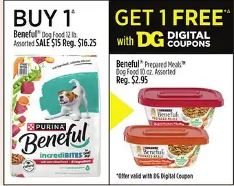 Dollar General Beneful Dog Food offer