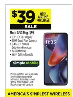 Dollar General Moto G offer