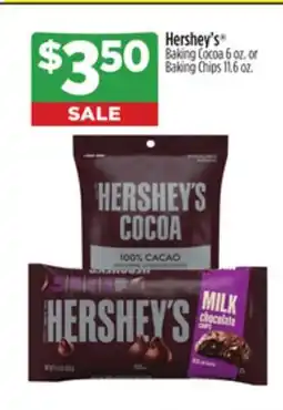 Dollar General Hershey's Baking Cocoa or Baking Chips offer
