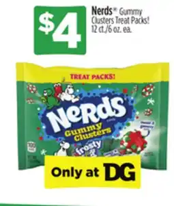 Dollar General Nerds Gummy Clusters Treat Packs! offer