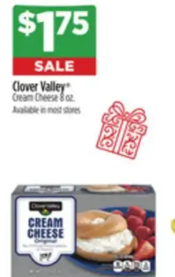Dollar General Clover Valley Cream Cheese offer