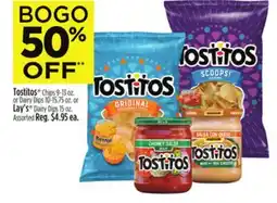 Dollar General Tostitos Chips or Dairy Dips or Lay's Dairy Dips offer