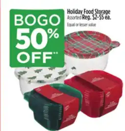 Dollar General Holiday Food Storage offer