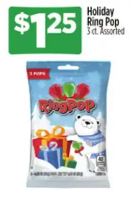 Dollar General Holiday Ring Pop offer