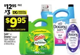 Dollar General Gain or Downy Liquid Fabric Softener or Rinse offer