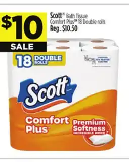 Dollar General Scott Bath Tissue Comfort Plus TM offer