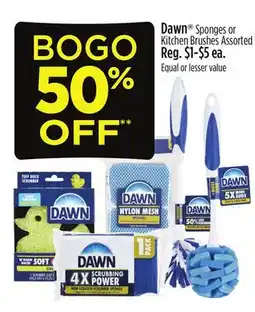 Dollar General Dawn Sponges or Kitchen Brushes offer