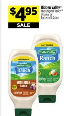 Dollar General Hidden Valley The Original Ranch Original or Buttermilk offer
