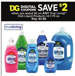 Dollar General True Living Dish Liquid Products offer