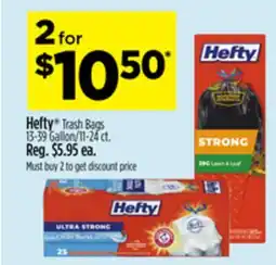 Dollar General Hefty Trash Bags offer